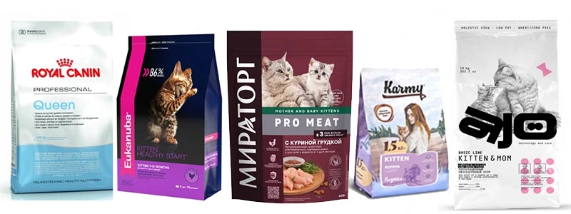Корма для беременных и кормящих кошек